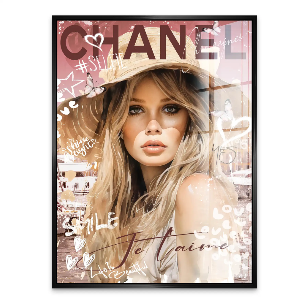 Pop Art Bardot Chanel Acrylglas Bild INGALERIE