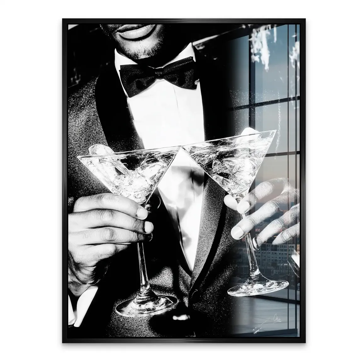Gentleman Style Acrylglasbild