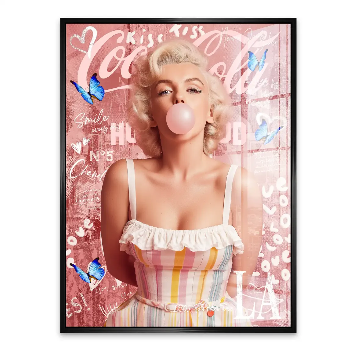 Bubble Pop Hollywood Acrylglasbild INGALERIE