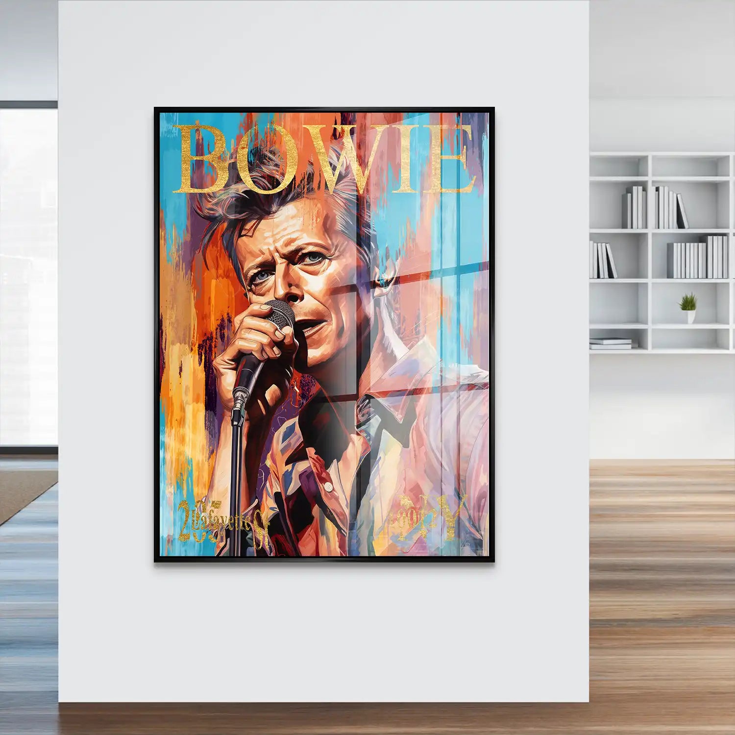 Bowie Abstrakt Style Acrylglas Bild INGALERIE