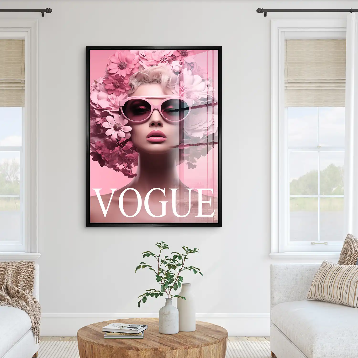 Pink Vogue Acrylglas Bild INGALERIE