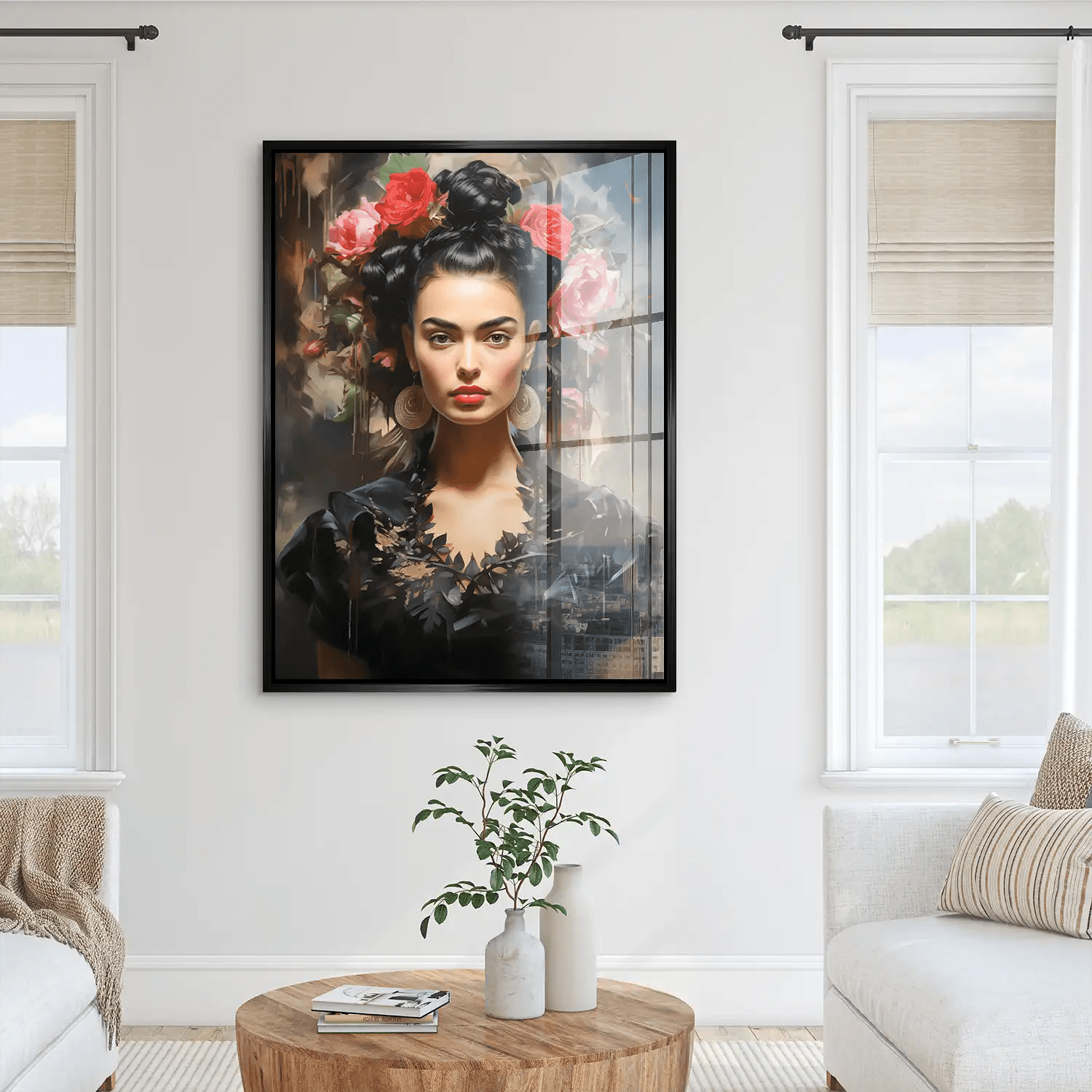 Frida Kahlo Beauty Acrylglas Bild INGALERIE