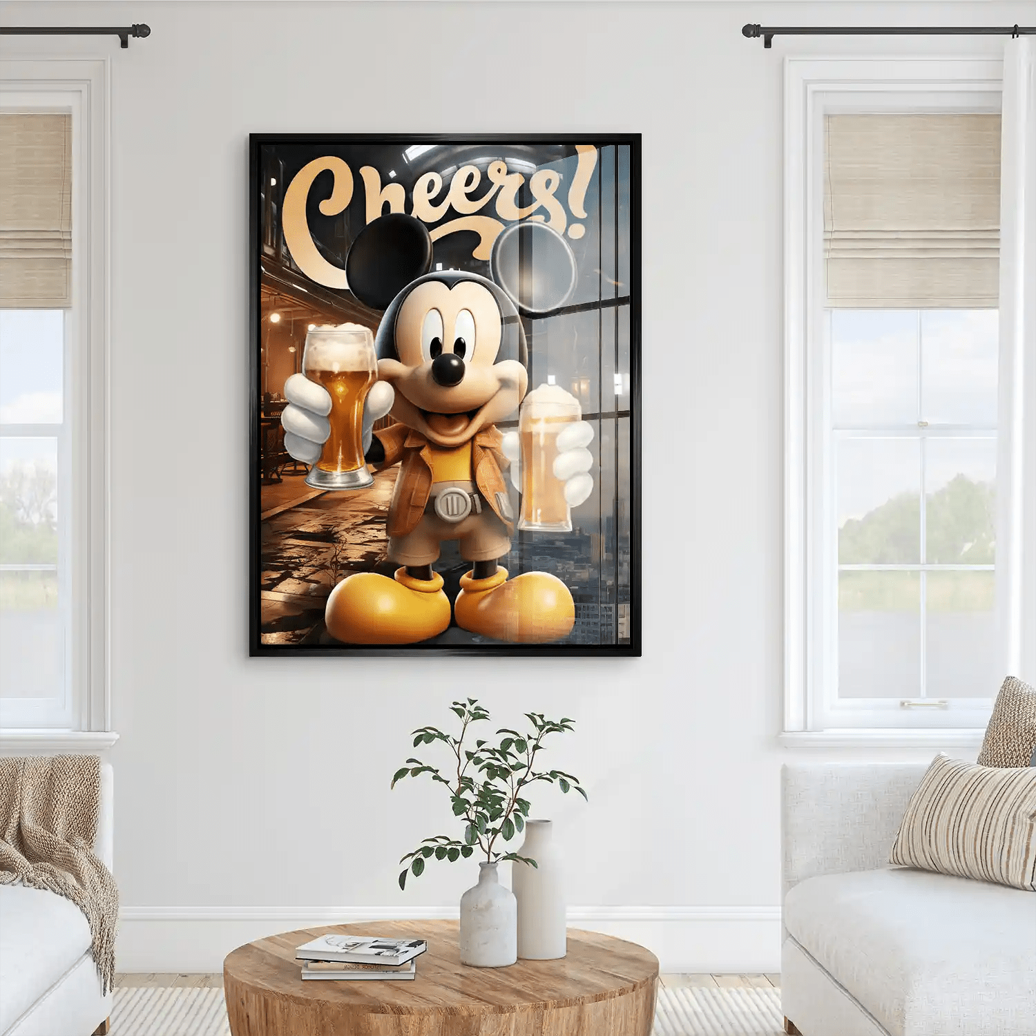 Micky Cheers Acrylglas Bild INGALERIE