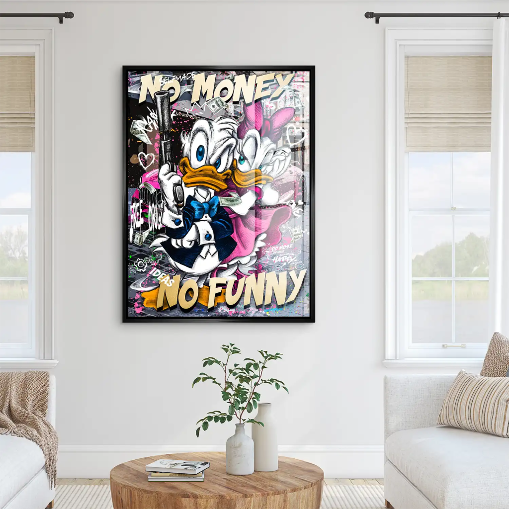 Donald No Money Acrylglas Bild INGALERIE