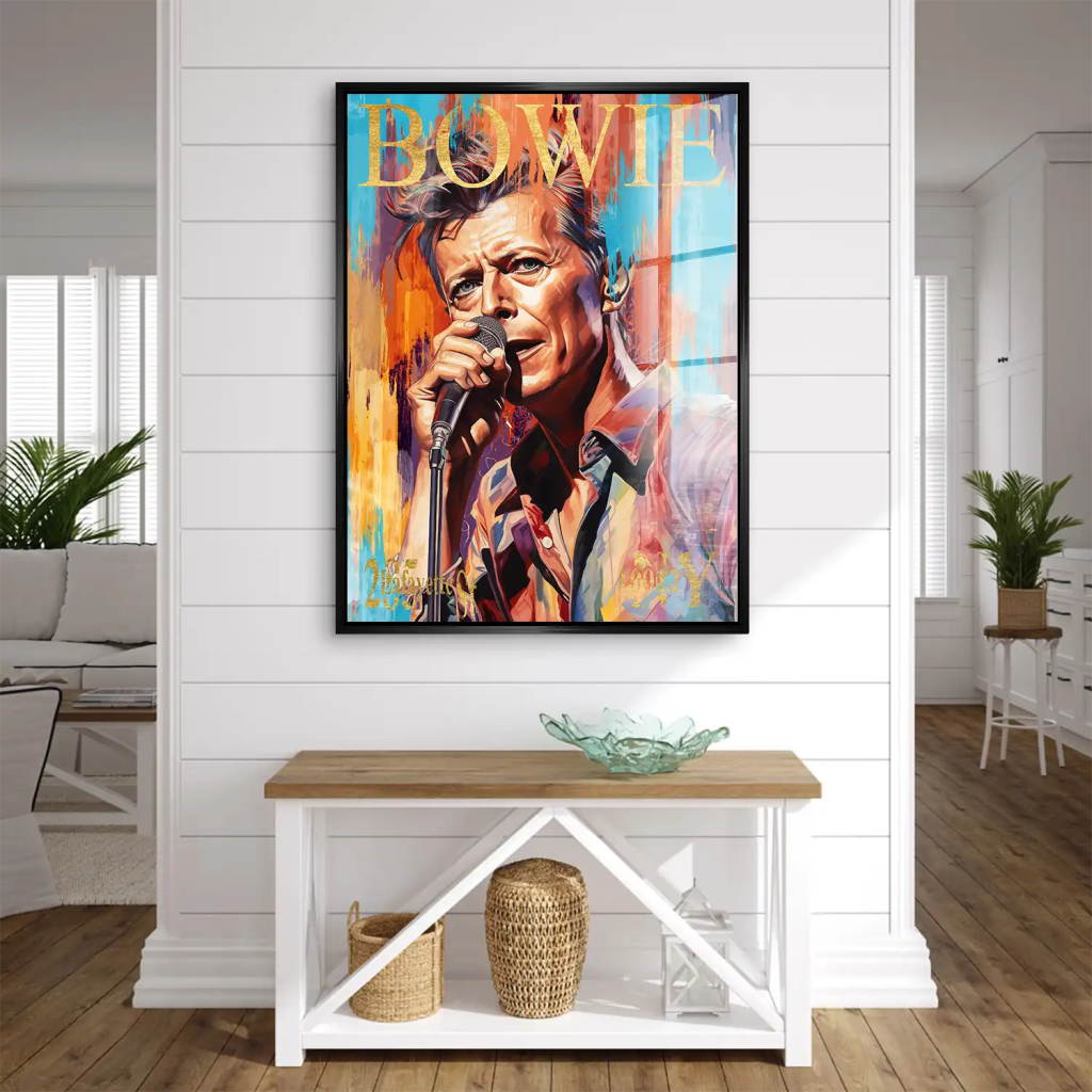 Bowie Abstrakt Style Acrylglas Bild INGALERIE