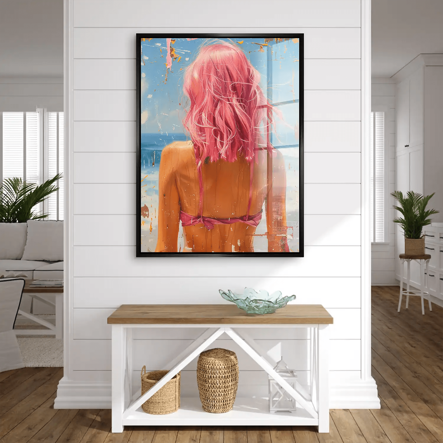 Beach Girl Nr.6 Acrylglas Bild INGALERIE