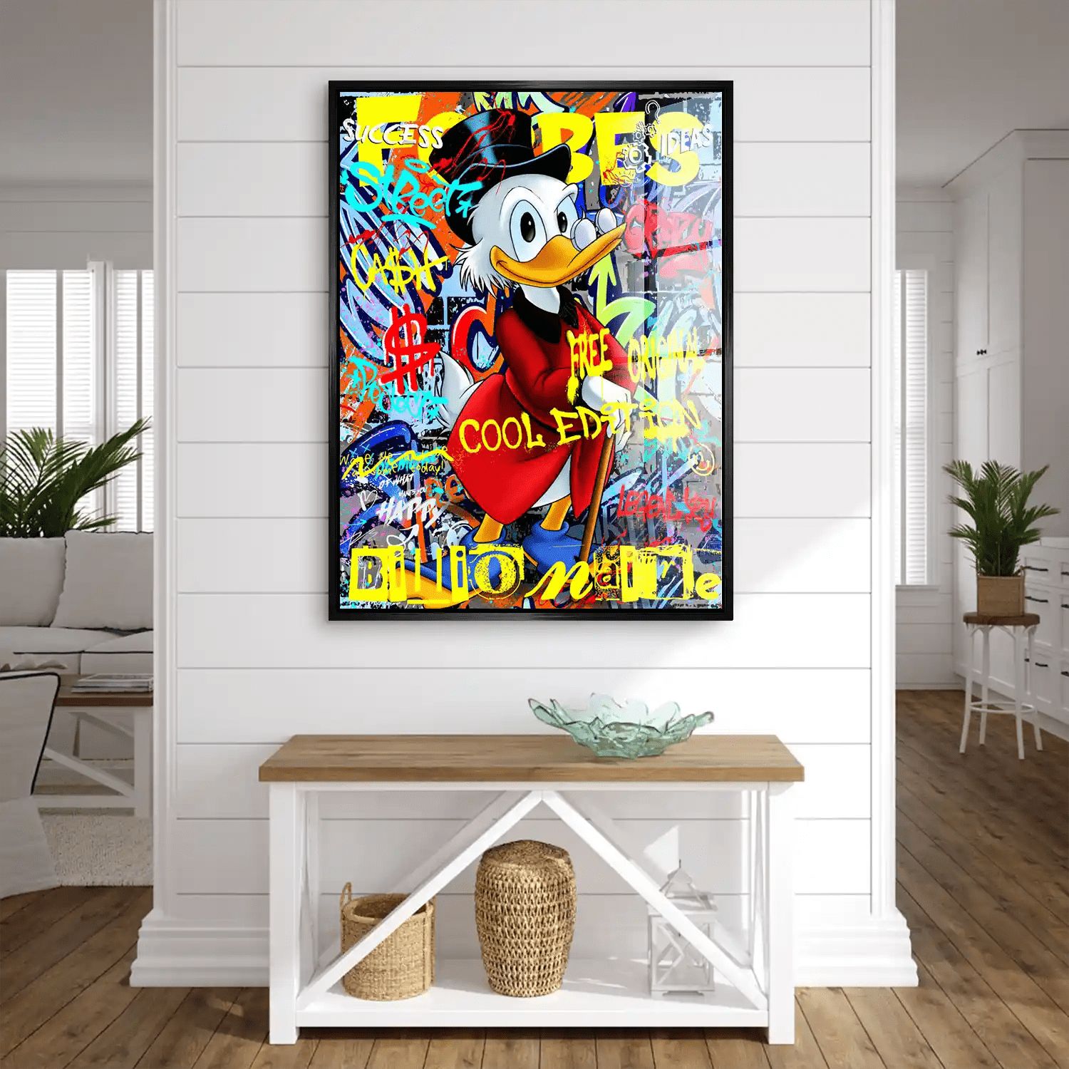 Dagobert Cool Edition Pop Art Acrylglas Bild INGALERIE