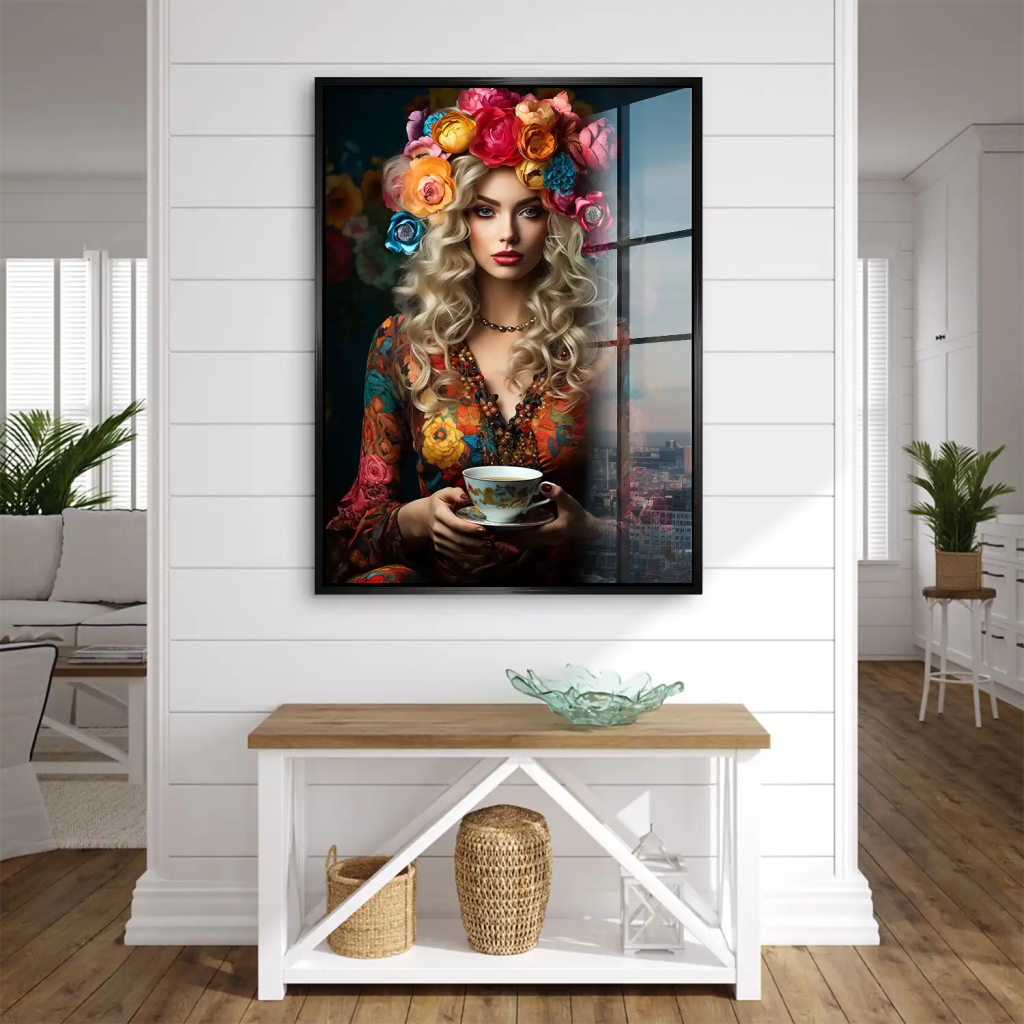 Beauty Bohemian Flower Acrylglas Bild INGALERIE