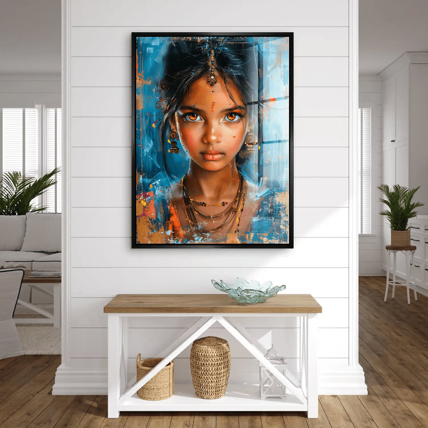 Indian Girl Acrylglas Bild INGALERIE