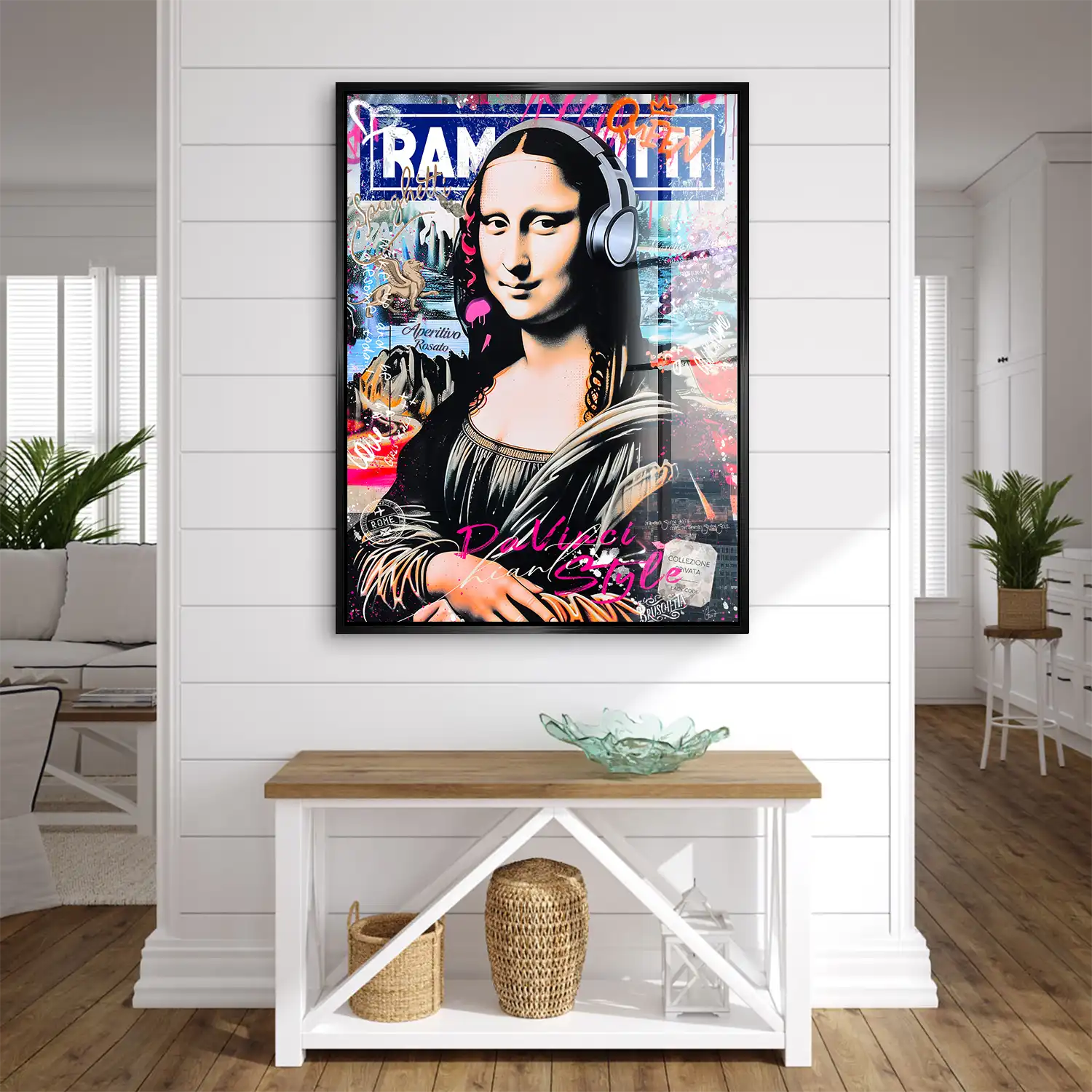 Mona Lisa Pop Art Acrylglas Bild INGALERIE