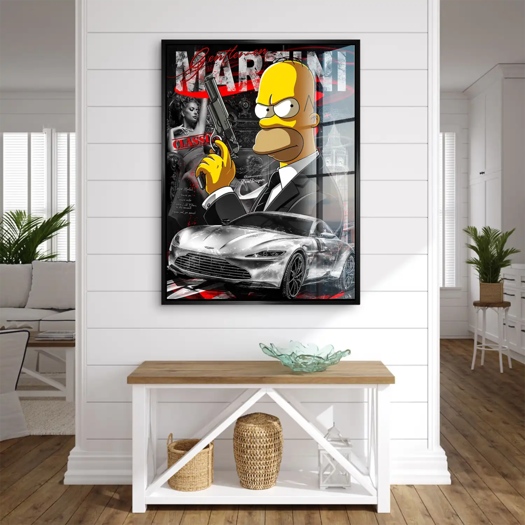 Homer Bond Style Acrylglas Bild INGALERIE