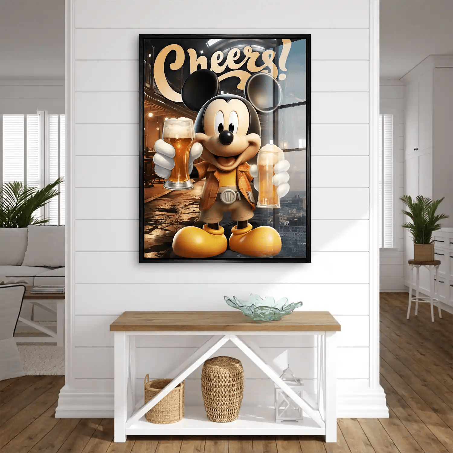 Micky Cheers Acrylglas Bild INGALERIE