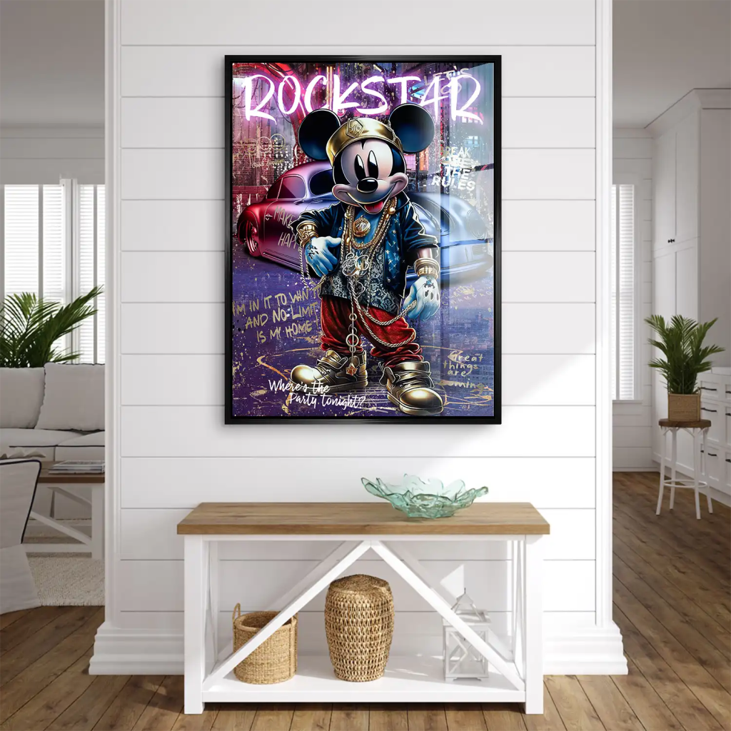 Micky Rockstar Acrylglas Bild INGALERIE