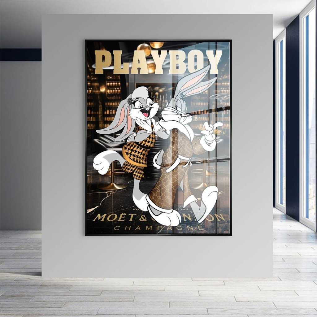 Acrylglas Bild Mr. Bunny Playboy Style INGALERIE