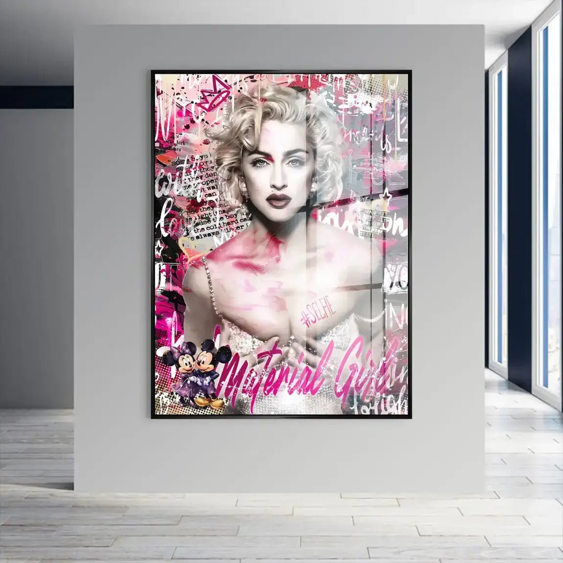 Material Girl Wandbild | Unikat INGALERIE