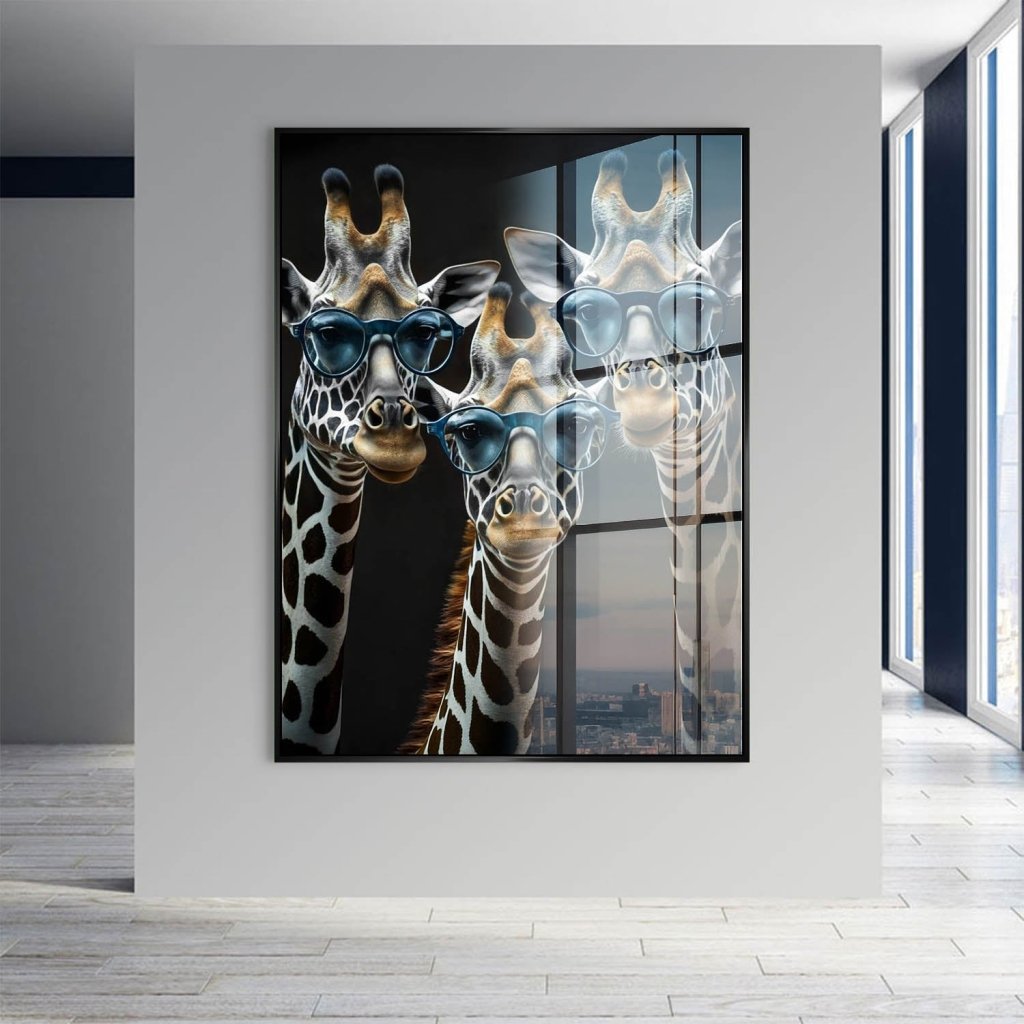 Die Drei Giraffen Acrylglas Bild INGALERIE