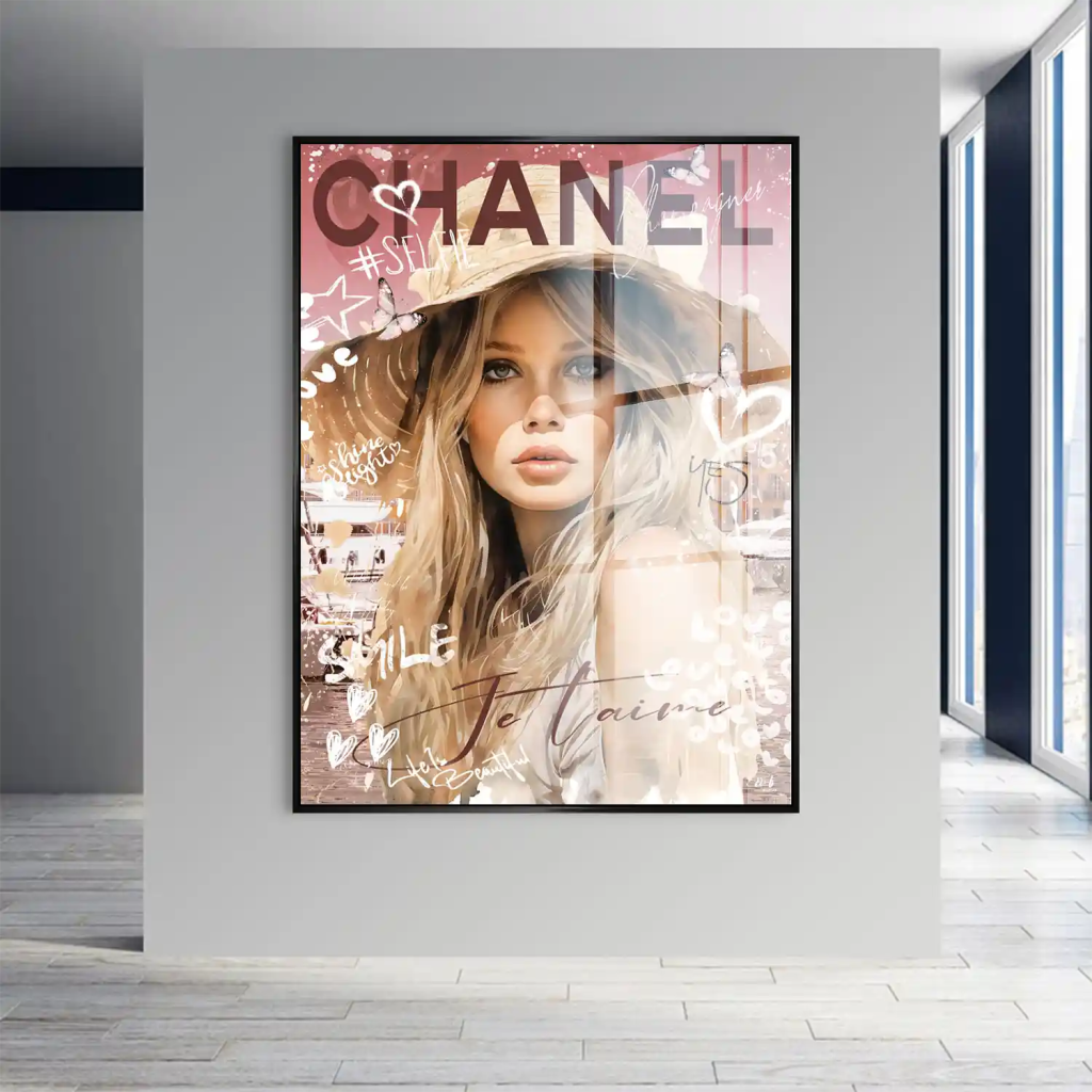 Pop Art Bardot Chanel Acrylglas Bild INGALERIE