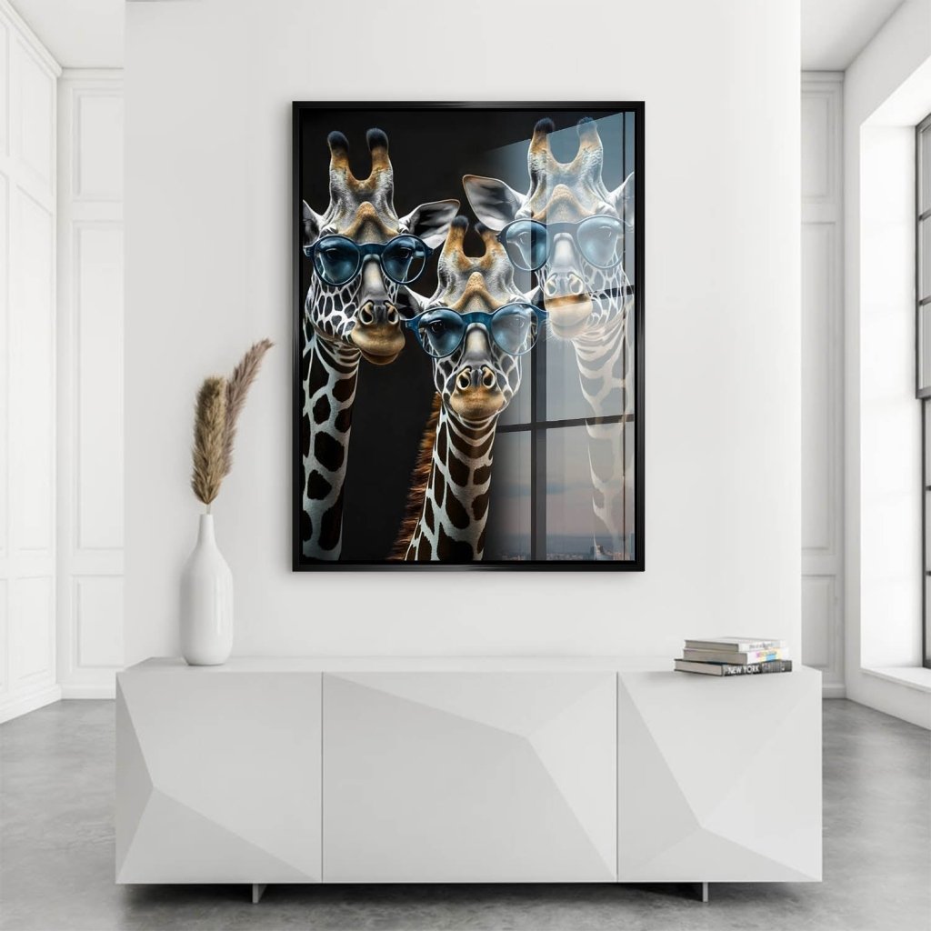 Die Drei Giraffen Acrylglas Bild INGALERIE