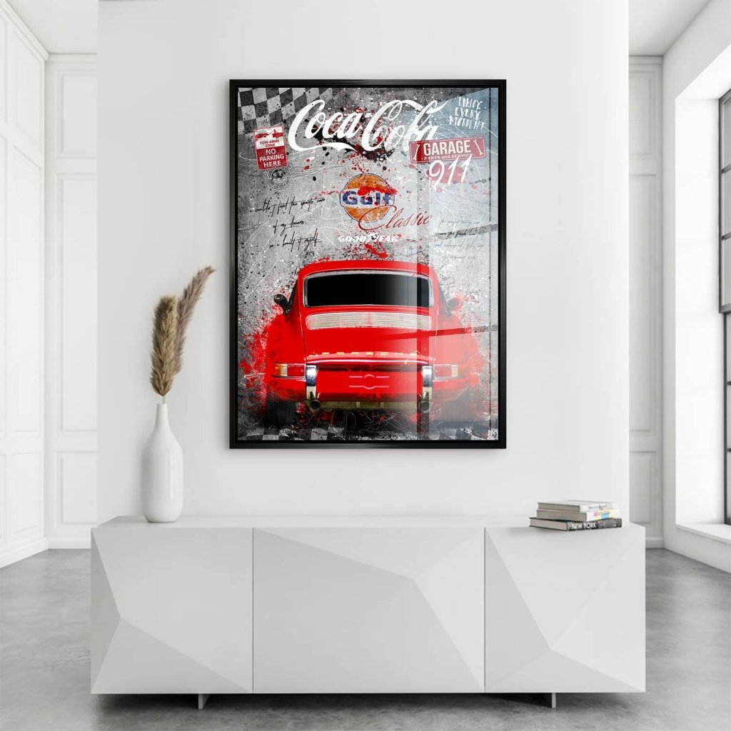 Porsche 911 Modern Style Acrylglas Bild INGALERIE