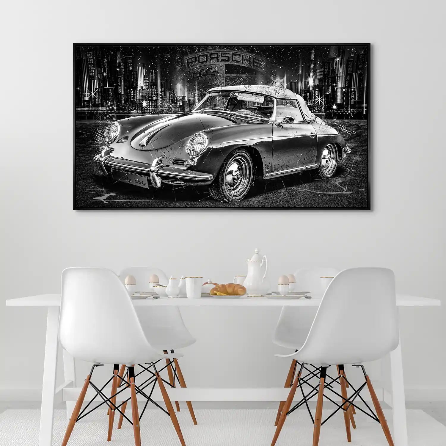 Porsche 356 Modern Aludibond Bild INGALERIE