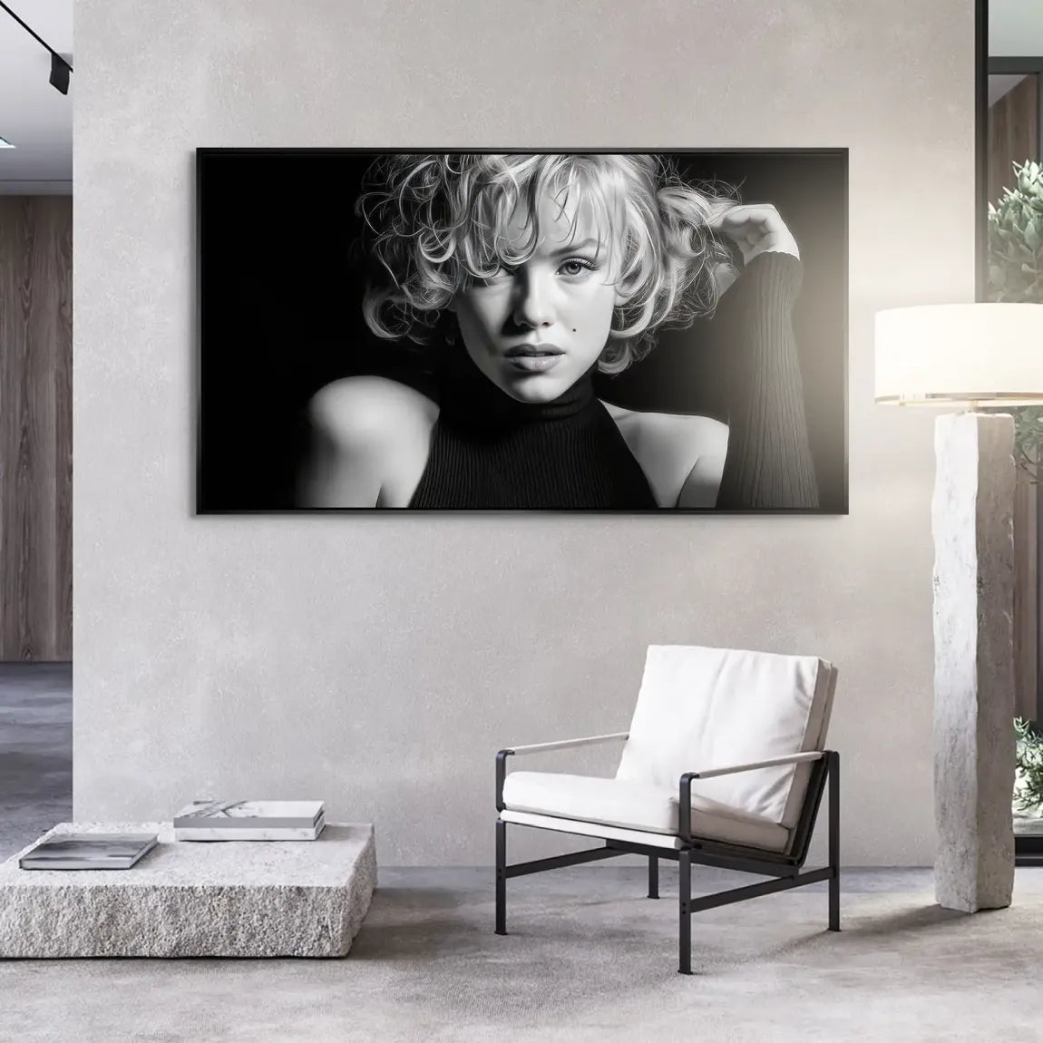 Marilyn Monroe Velvet Icon Aludibond Bild