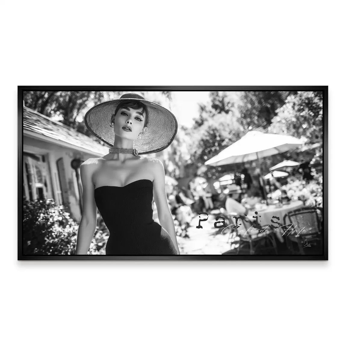 Audrey Hepburn Summer Style Aludibond Bild