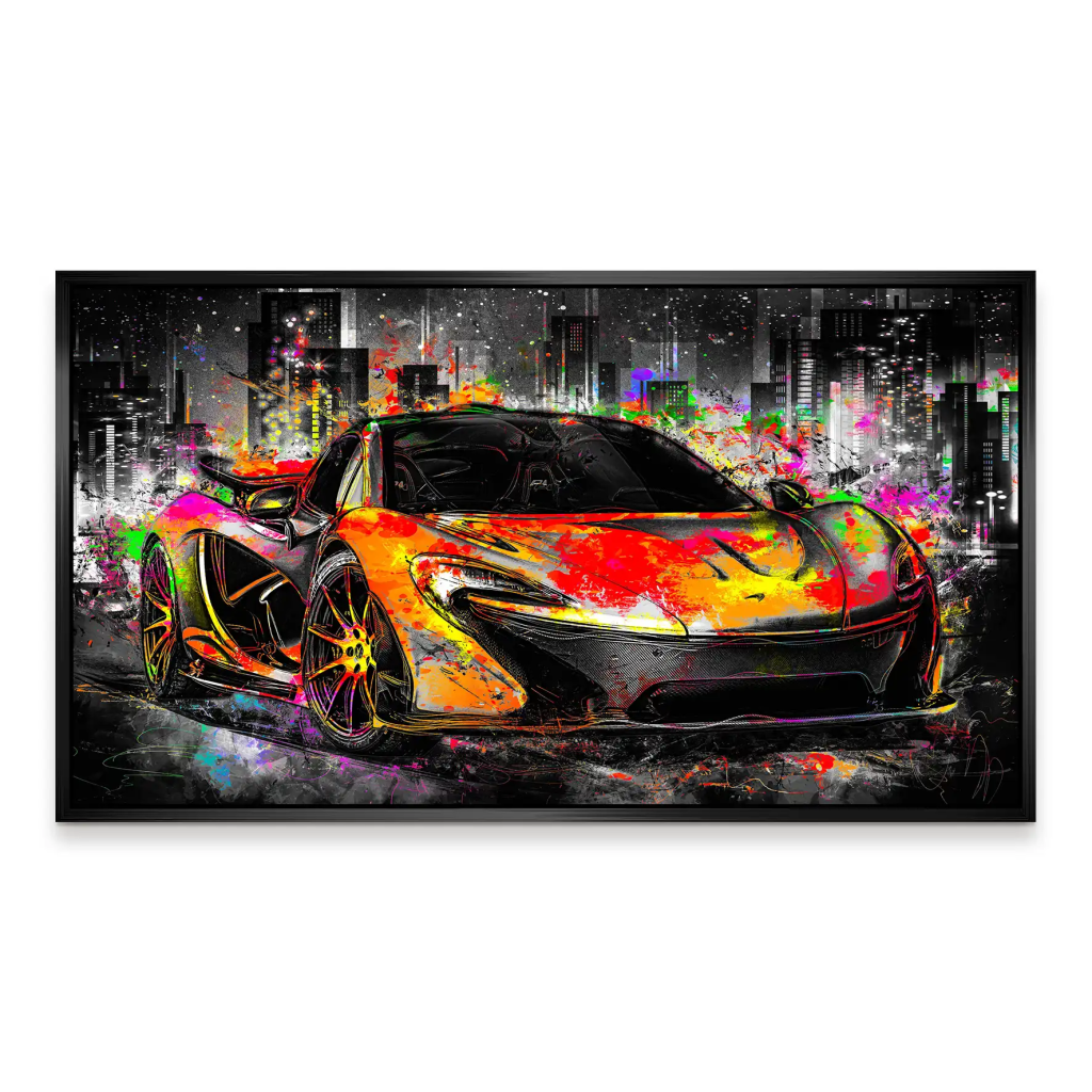 McLaren Pop Art Style Aludibond Bild INGALERIE