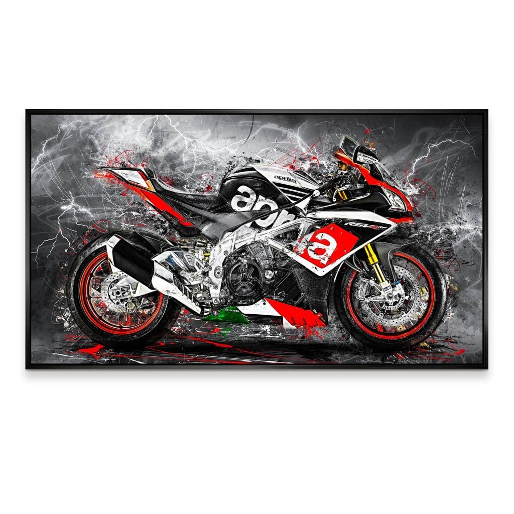 Aprilia RSV Abstrakt Aludibond Bild INGALERIE