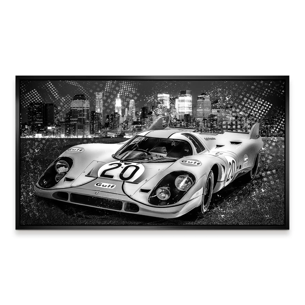 Porsche 917 Black Style Aludibond Bild INGALERIE