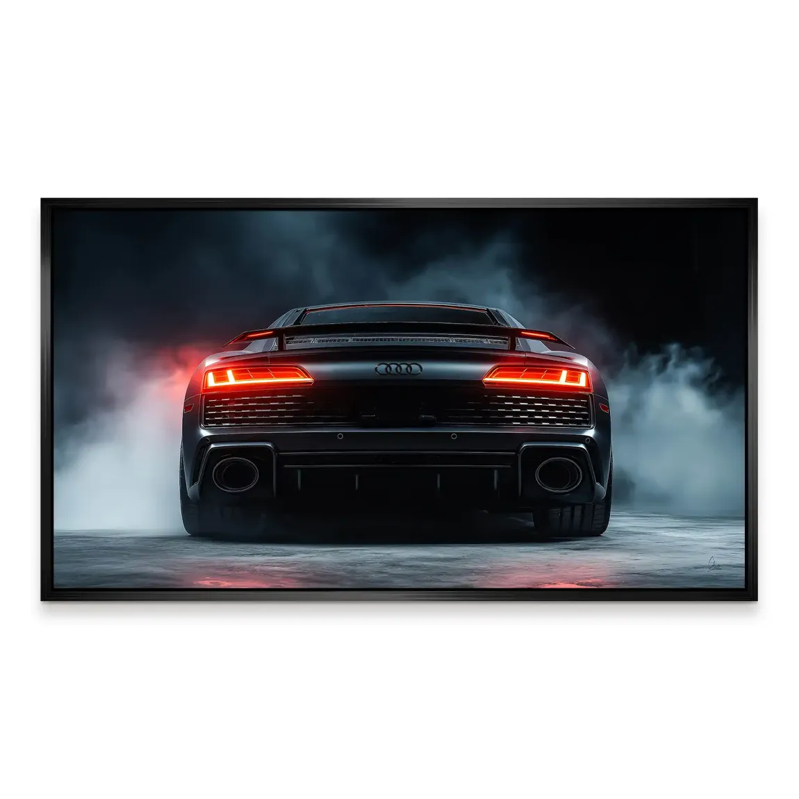 Audi R8 Dark Side Aludibond Bild