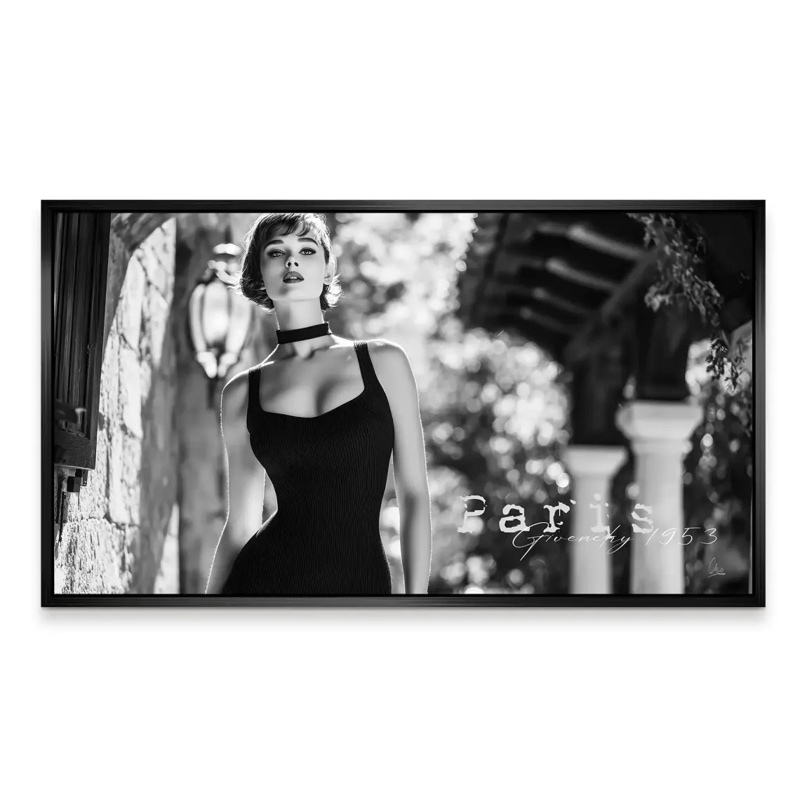 Audrey Hepburn Givenchy Aludibond Bild