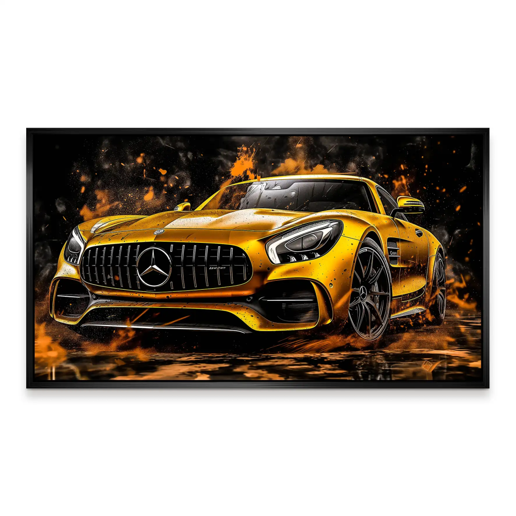 Mercedes AMG GT Modern Style Style Aludibond Bild INGALERIE