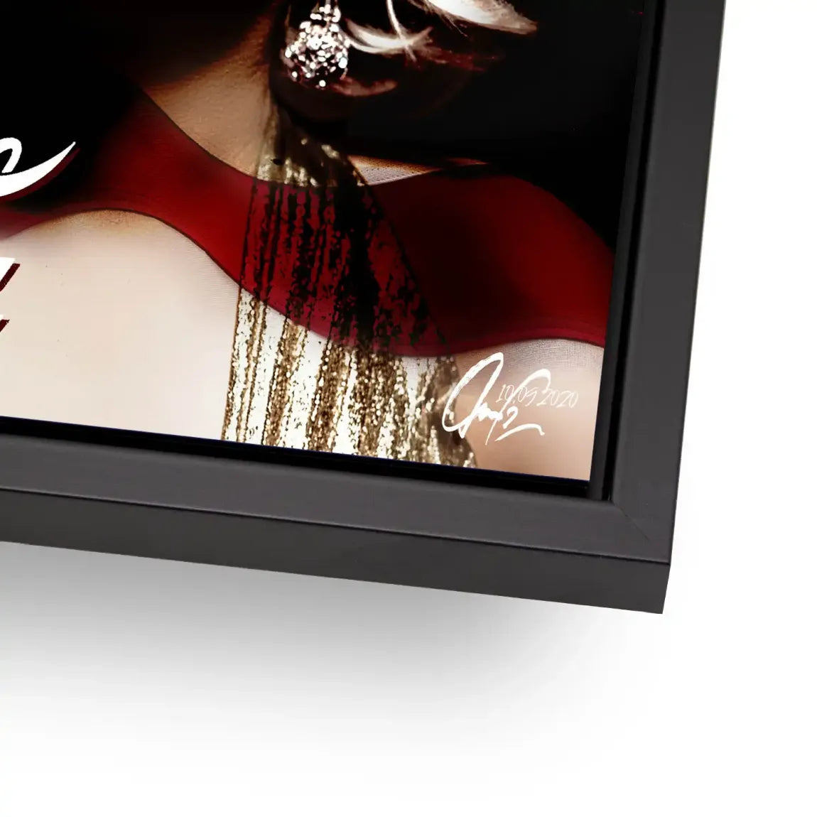 Marilyn Hollywood Glamour Aludibond Bild