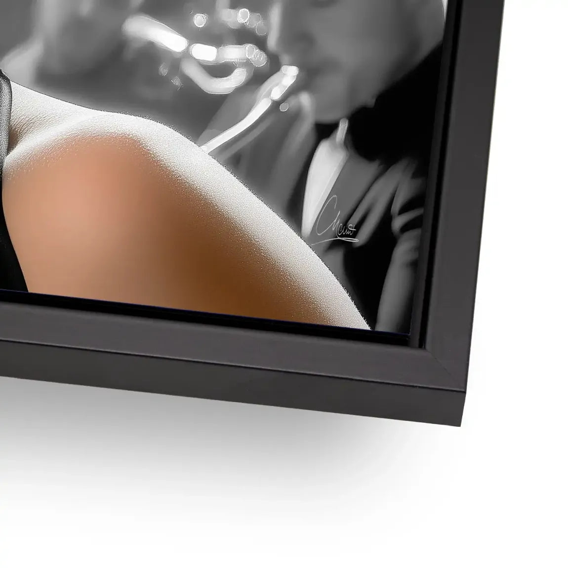 Silent Jazz Aludibond Bild