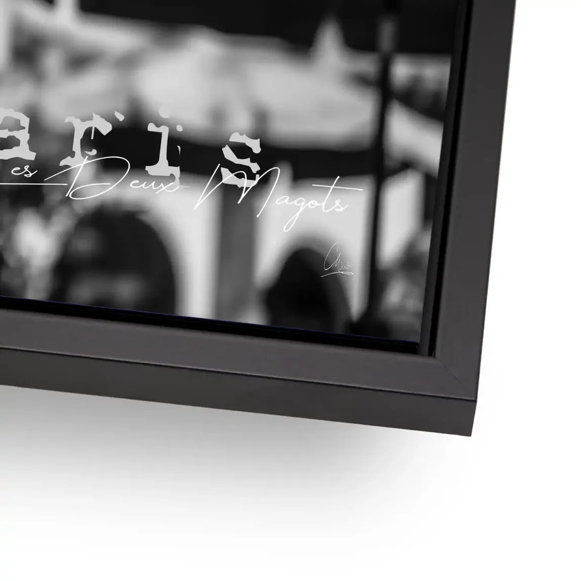 Audrey Hepburn Paris Cafe Aludibond Bild