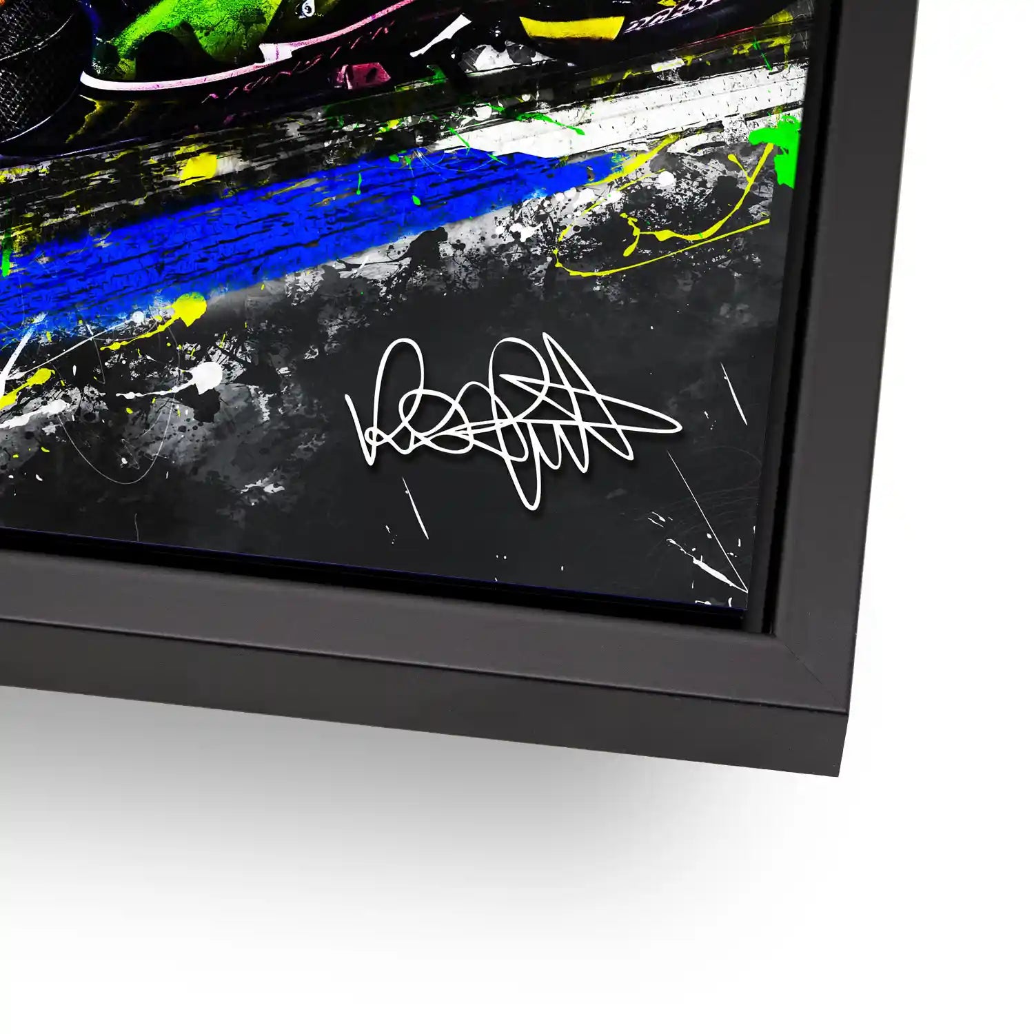 Rossi Yamaha Art Aludibond Bild INGALERiE