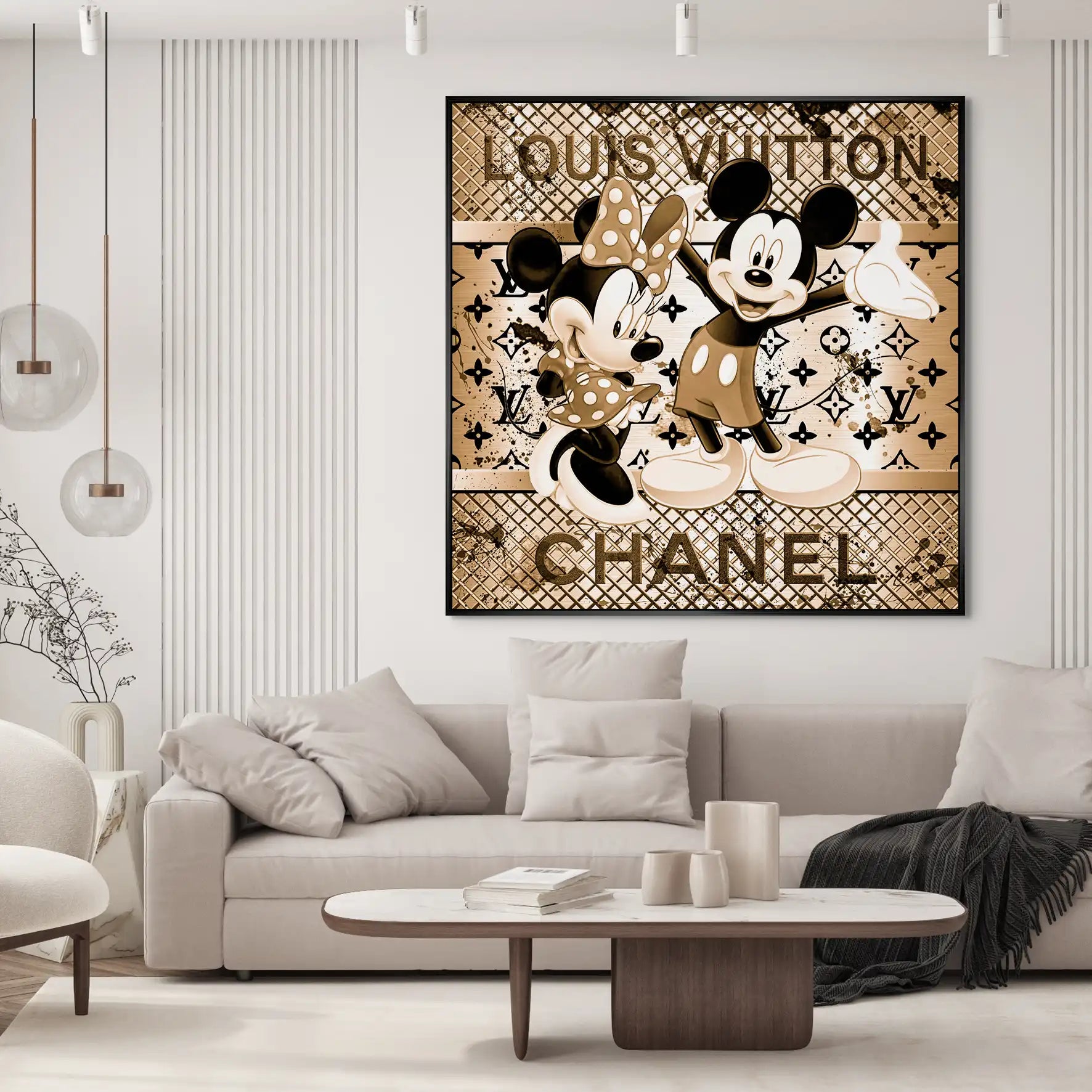 Micky & Minnie Louis Art AluDibond Bild INGALERIE