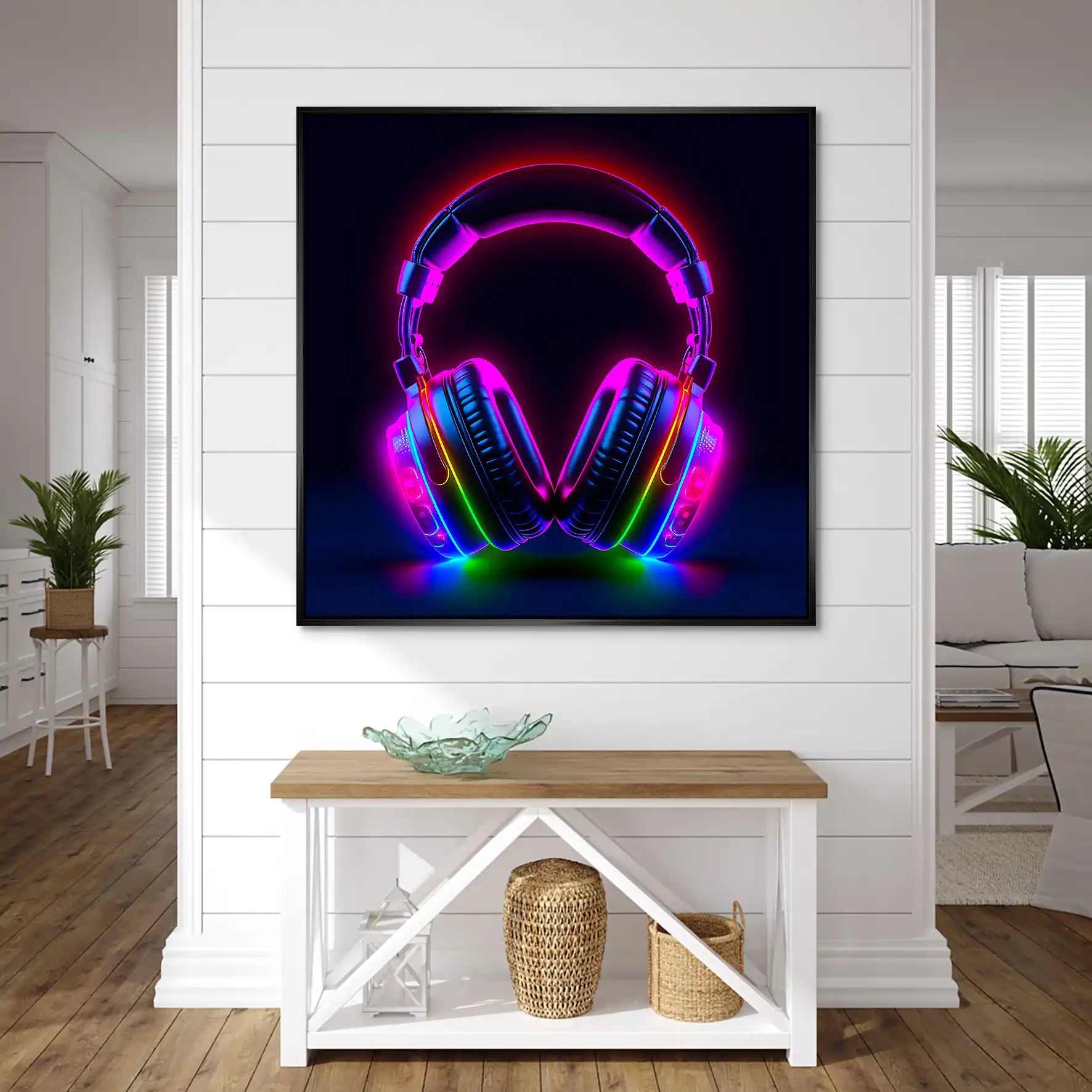 Headphone Art AluDibond Bild INGALERIE