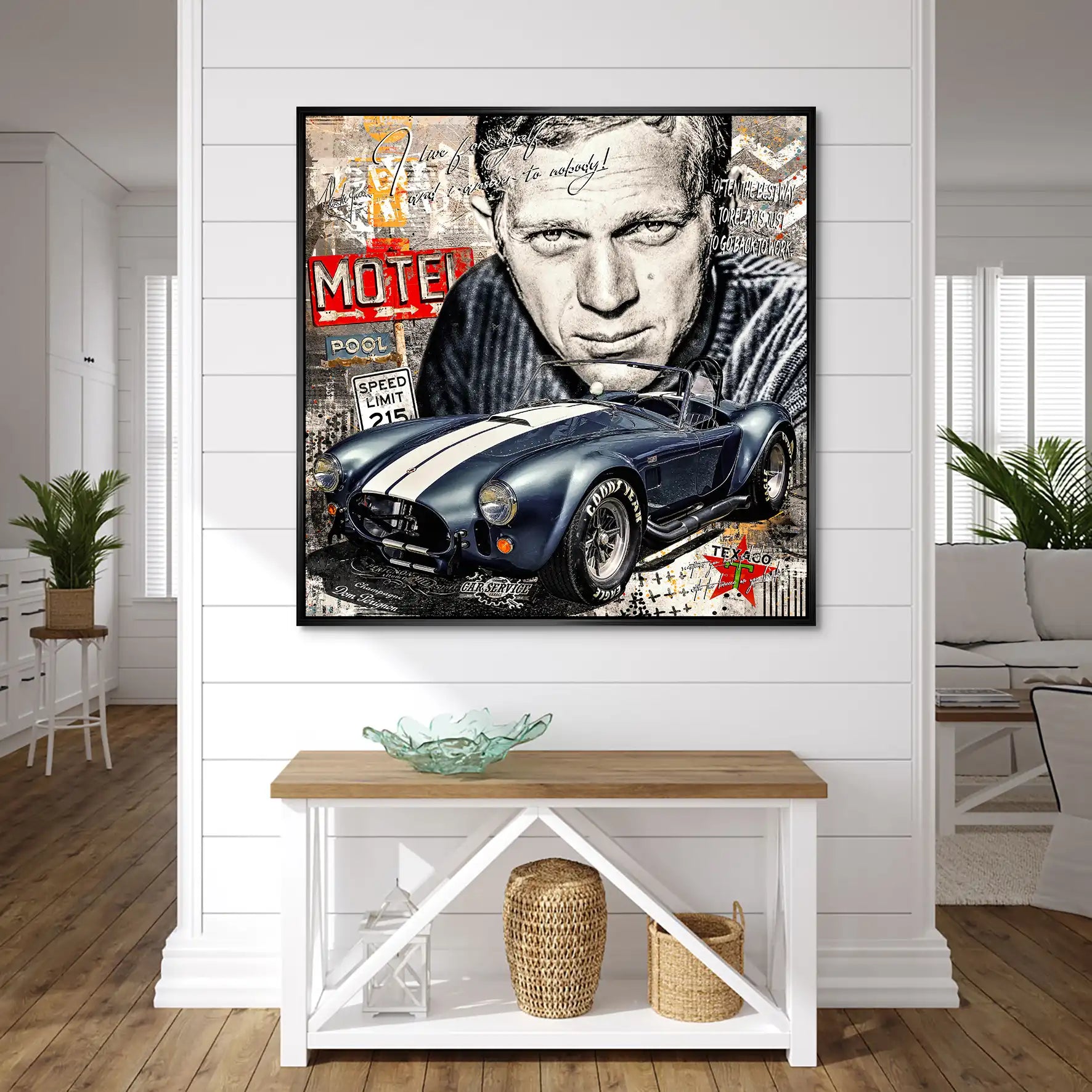 Steve AC Cobra Pop Art AluDibond Bild INGALERIE