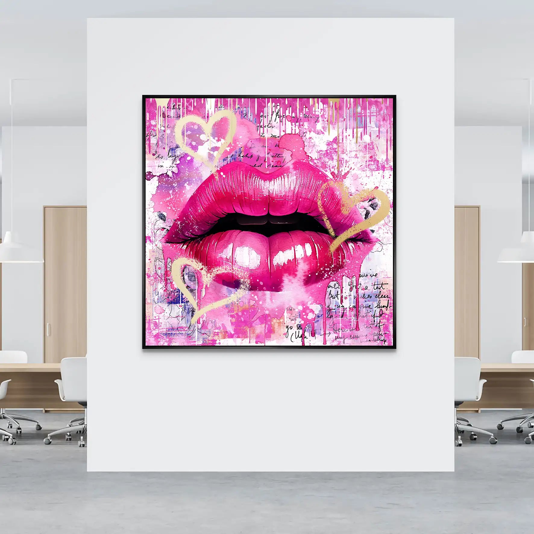 Sweet Lips AluDibond Bild INGALERIE