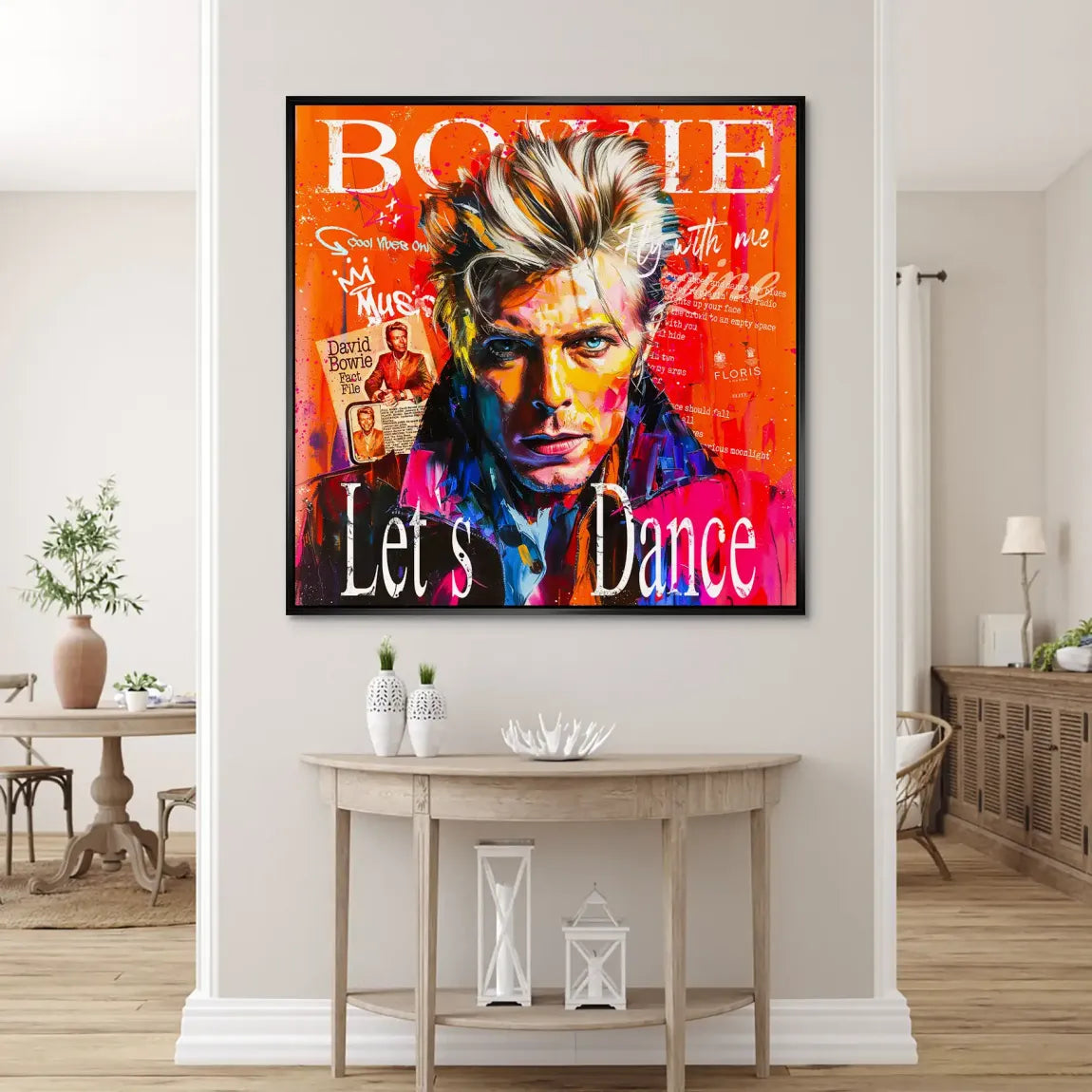 David Bowie Sound and Color AluDibond Bild