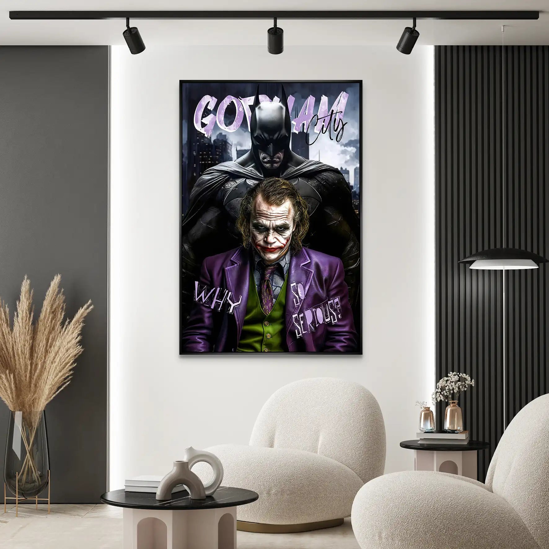 Batman Joker Alu Dibond Bild INGALERIE