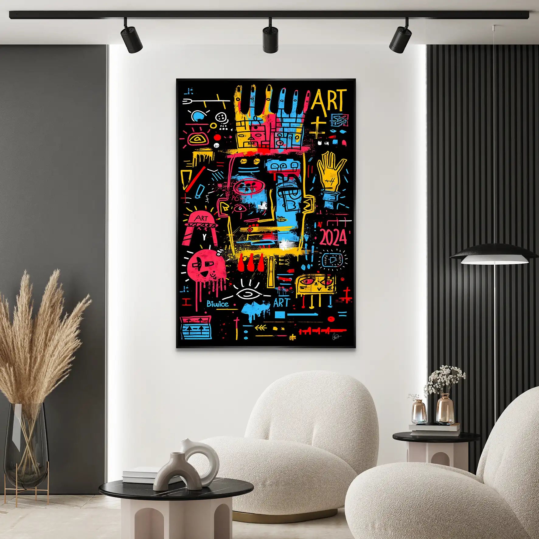 Basquiat Art AluDibond Bild INGALERIE