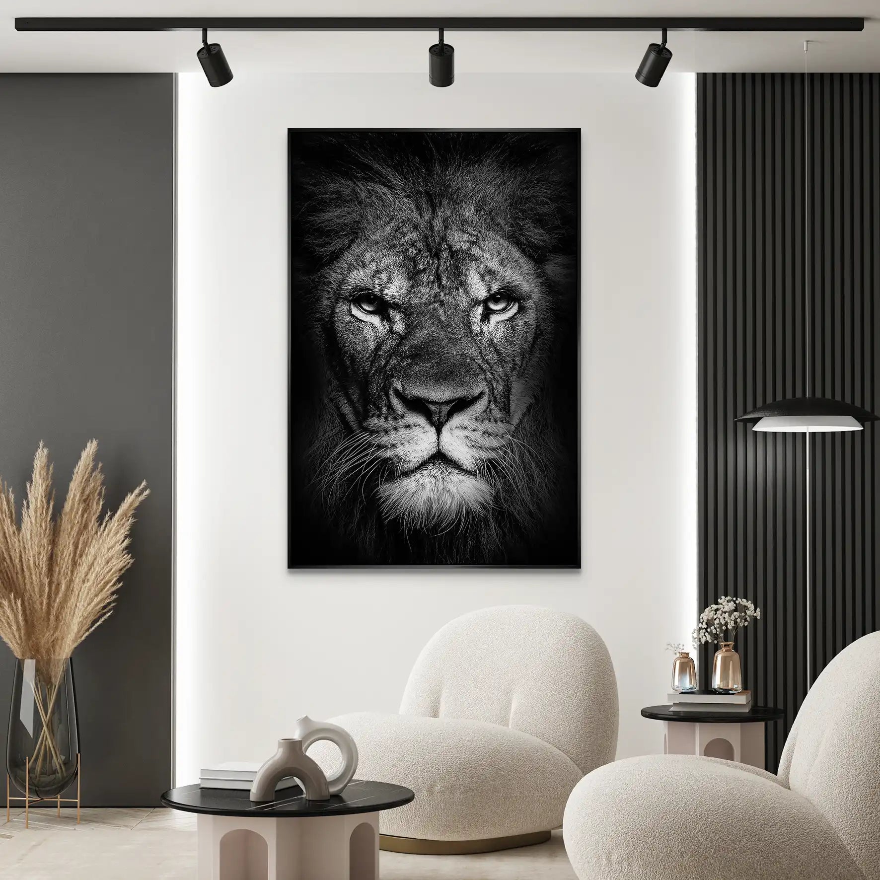 Lion Head AluDibond Bild INGALERIE