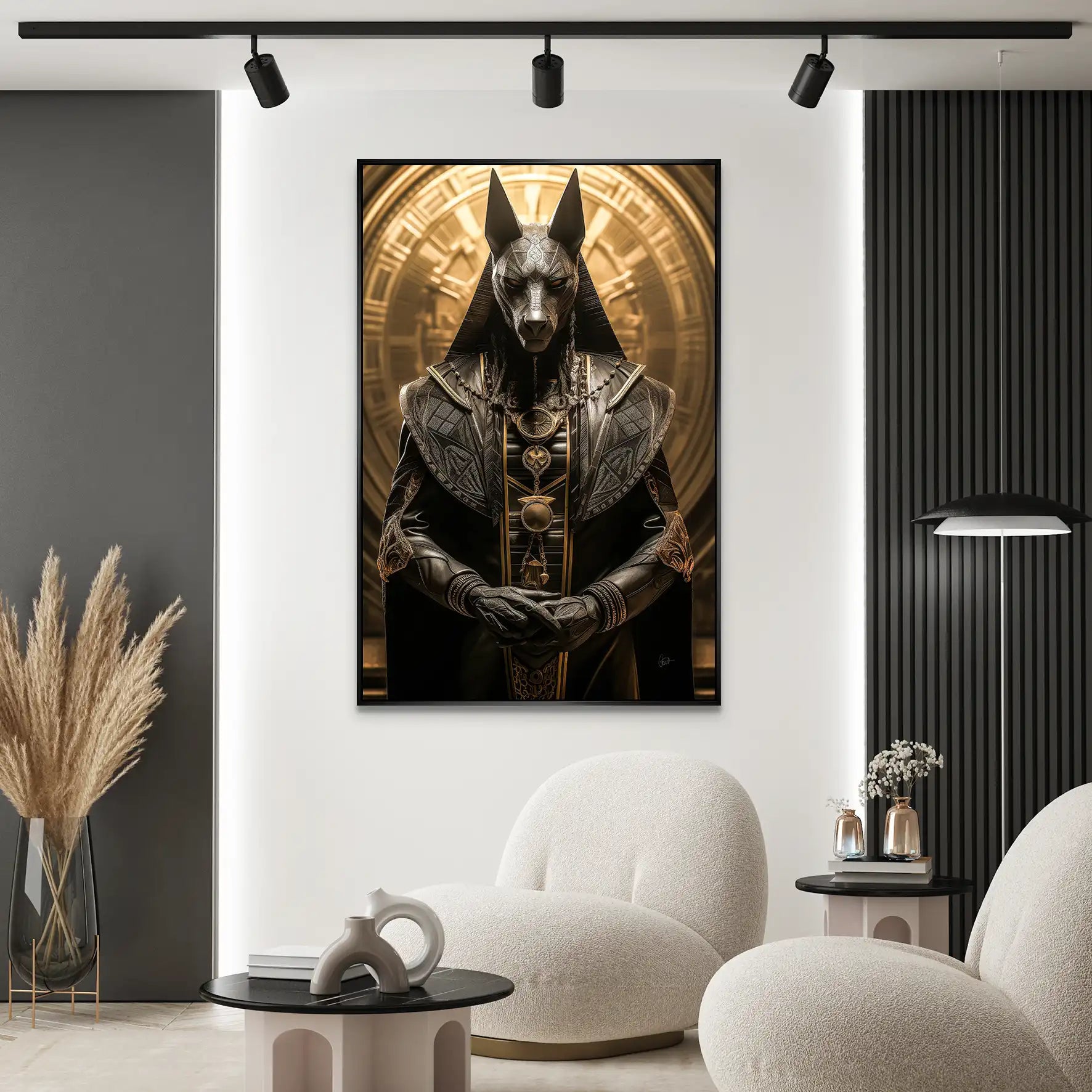 Anubis Mystik AluDibond Bild INGALERIE