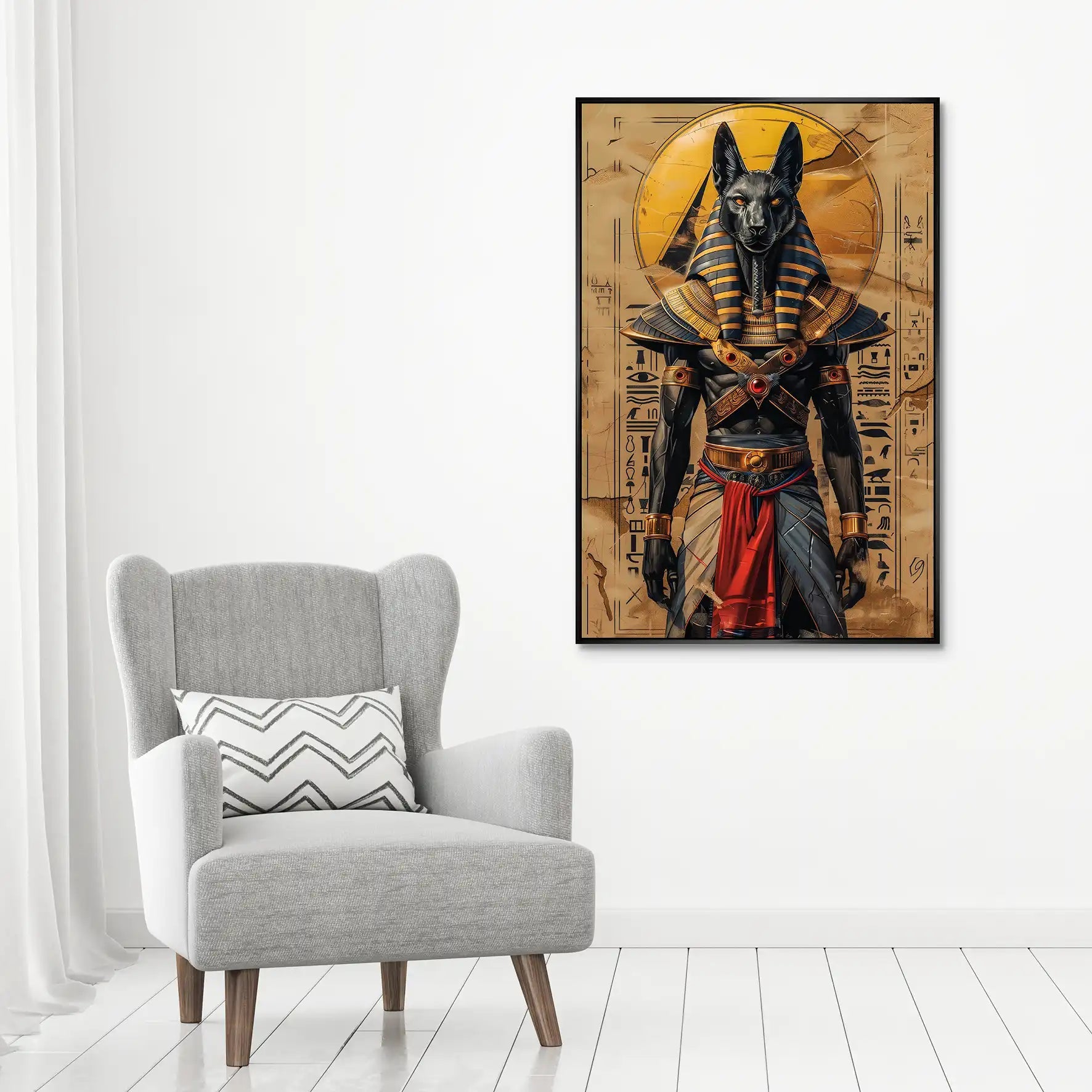 Anubis Modern Style AluDibond Bild INGALERIE