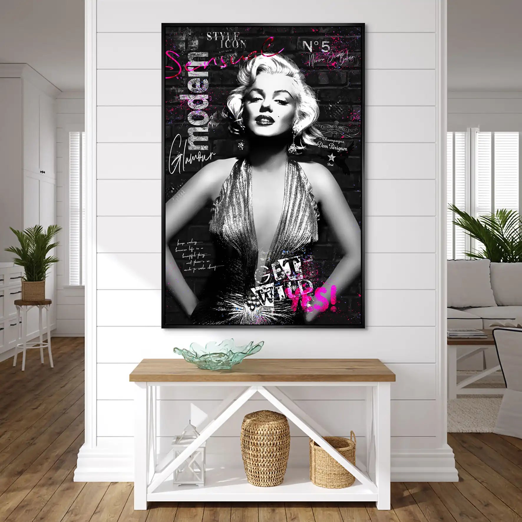 Marilyn Get Wild AluDibond Bild INGALERIE