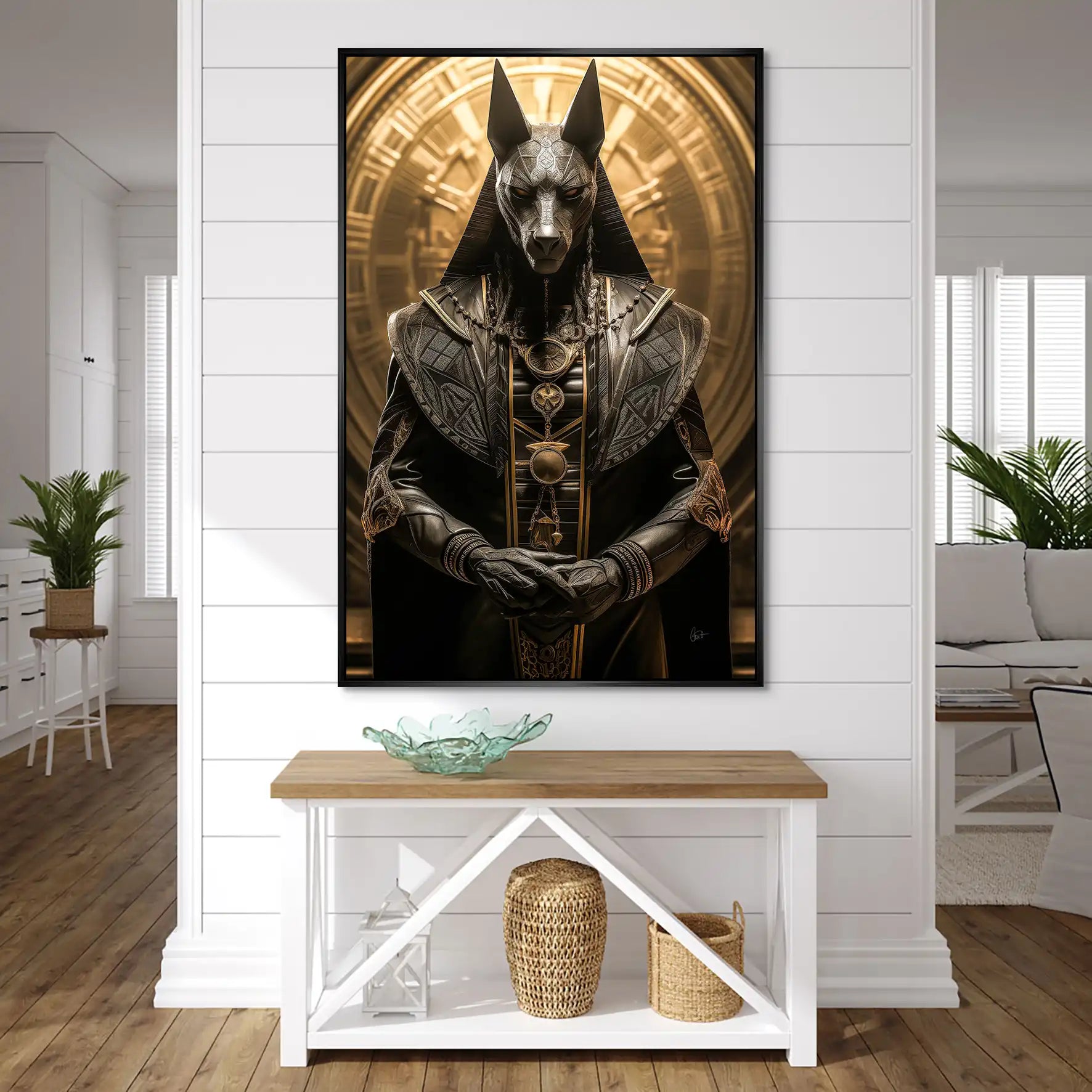 Anubis Mystik AluDibond Bild INGALERIE