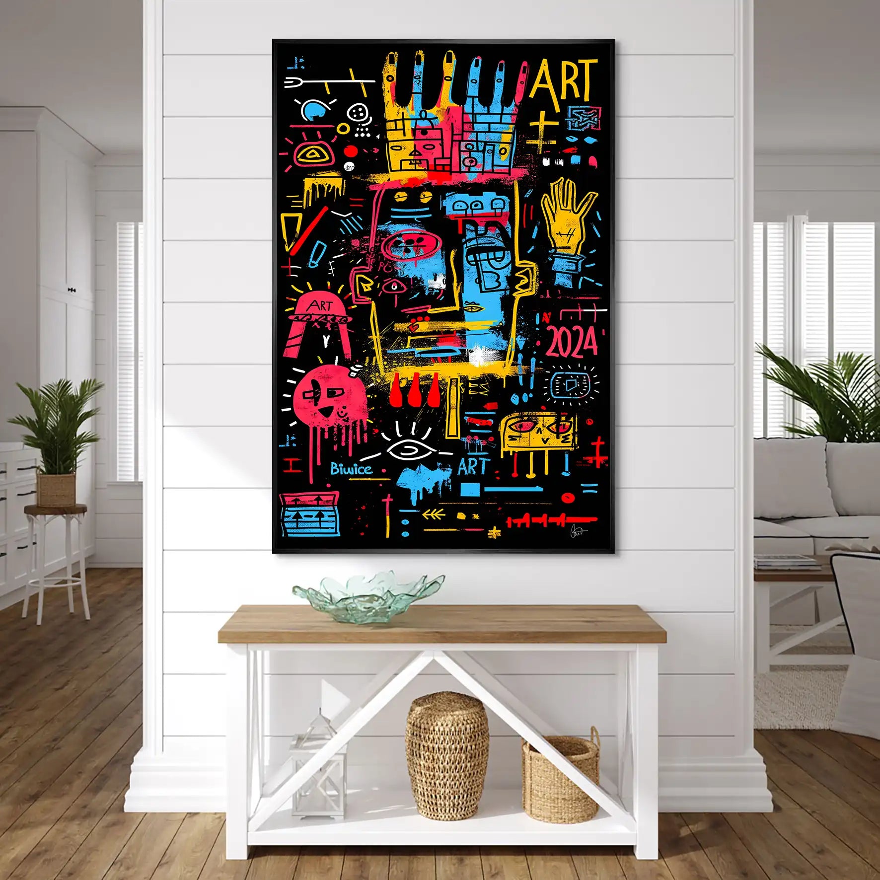 Basquiat Art AluDibond Bild INGALERIE