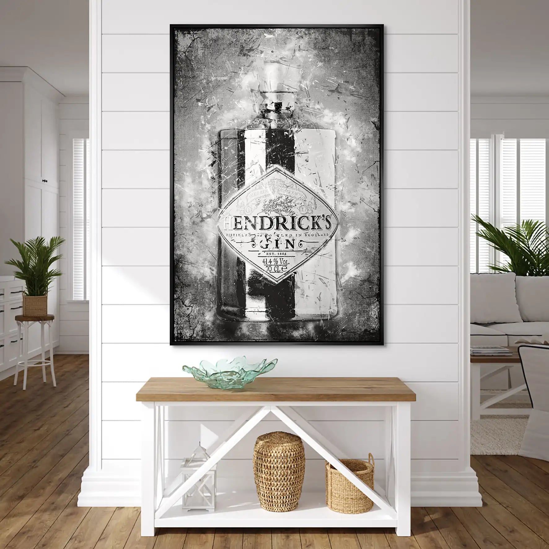 Gin Abstrakt AluDibond Bild INGALERIE